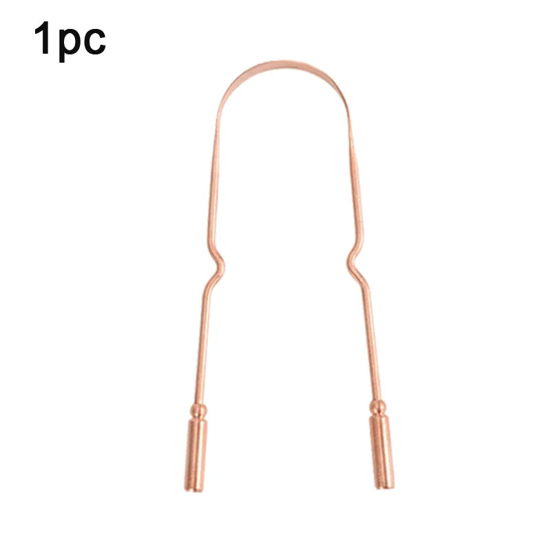 Pure Copper Tongue Scraper for Fresh Breath - 15