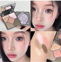 5-Color Shimmer and Matte Eyeshadow Palette