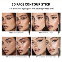 Dual-Ended Cream Contour and Highlighter Stick