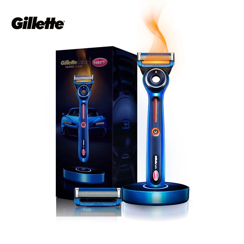 Premium Heated Shaving Razor with Magnetic Charging Stand - 16