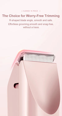 2-in-1 Waterproof Electric Hair Trimmer for Face and Body