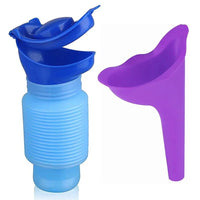 Portable Retractable Emergency Urinal for Travel and Camping