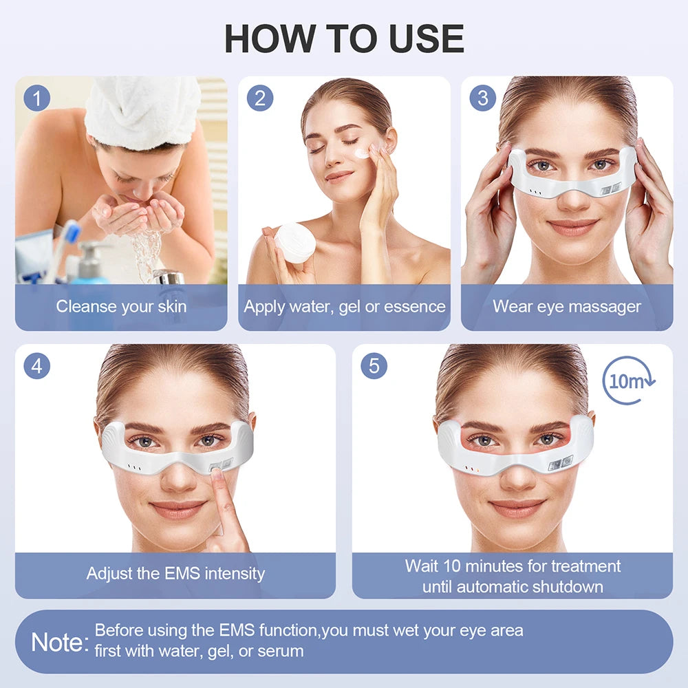 Electric Under-Eye Massager for Puffiness and Wrinkles - 12