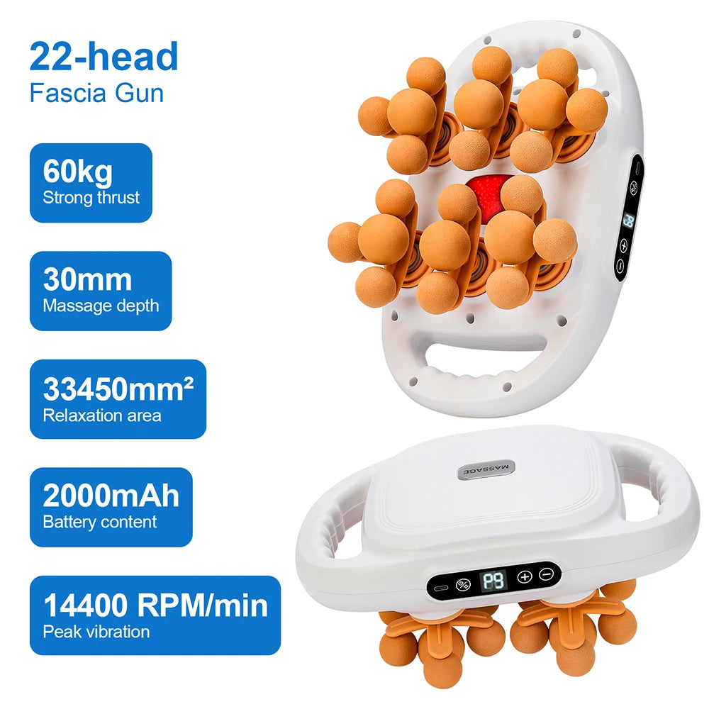 42-Head Electric Muscle Recovery Massage Gun - 65