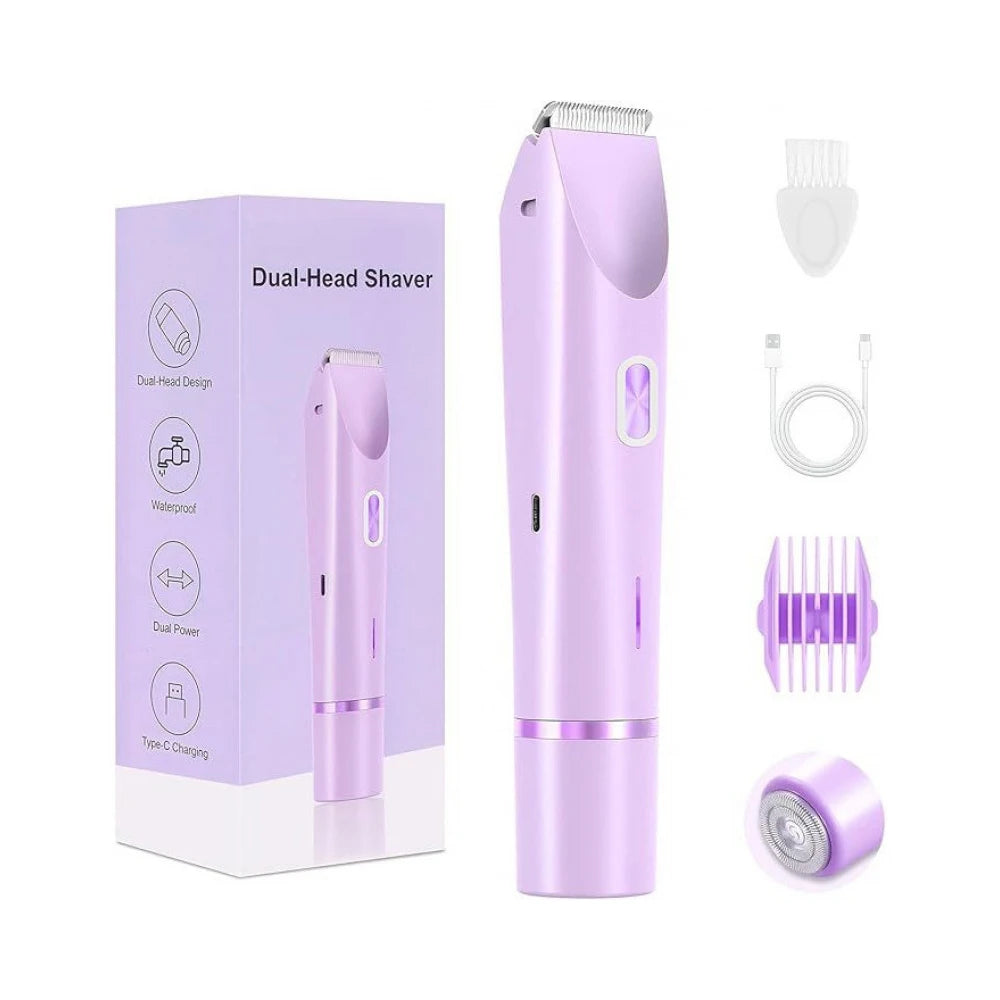 2-in-1 Waterproof Electric Bikini and Body Trimmer - 9
