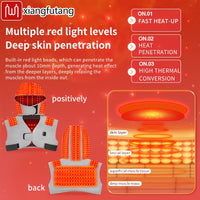 Red Light Therapy Heating Shoulder & Neck Wrap Massager