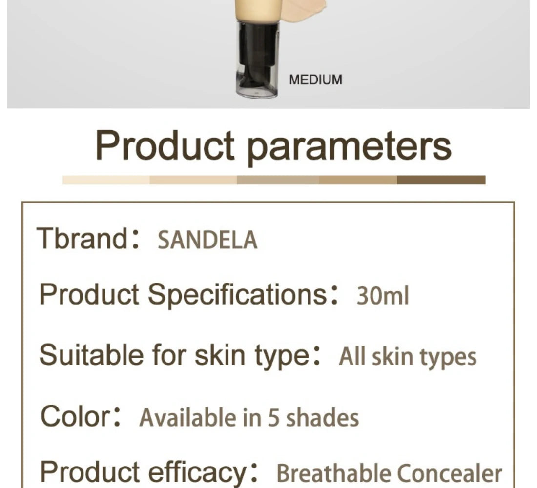 Waterproof Long-Lasting Tinted Moisturizer Foundation - 16