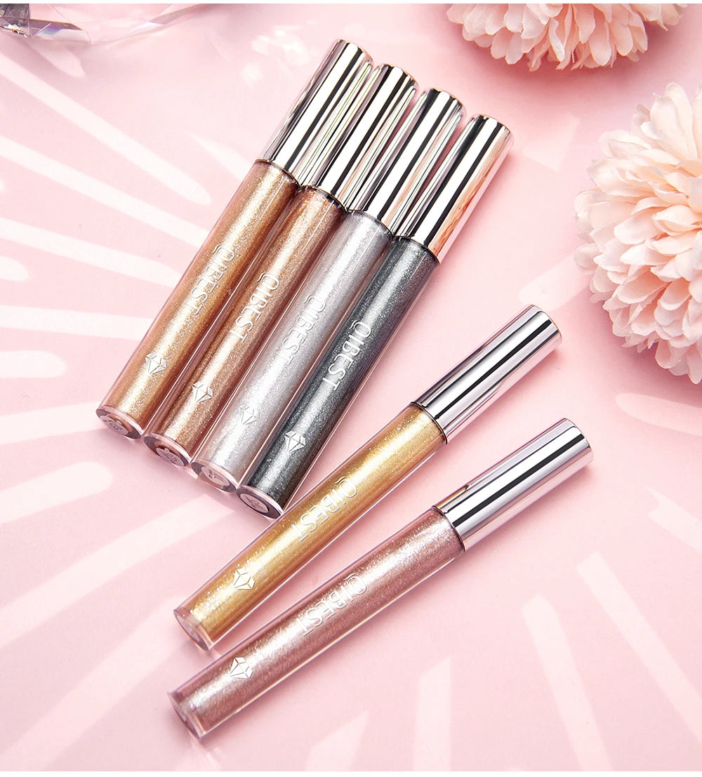 Diamond Shimmer Waterproof Liquid Lip Gloss - 15