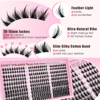DIY Manga Style Lash Extension Cluster Kit