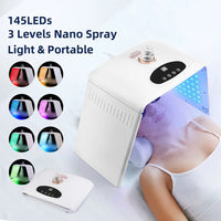 7-Color LED Photon Therapy Mask with Nano Hydration Mist