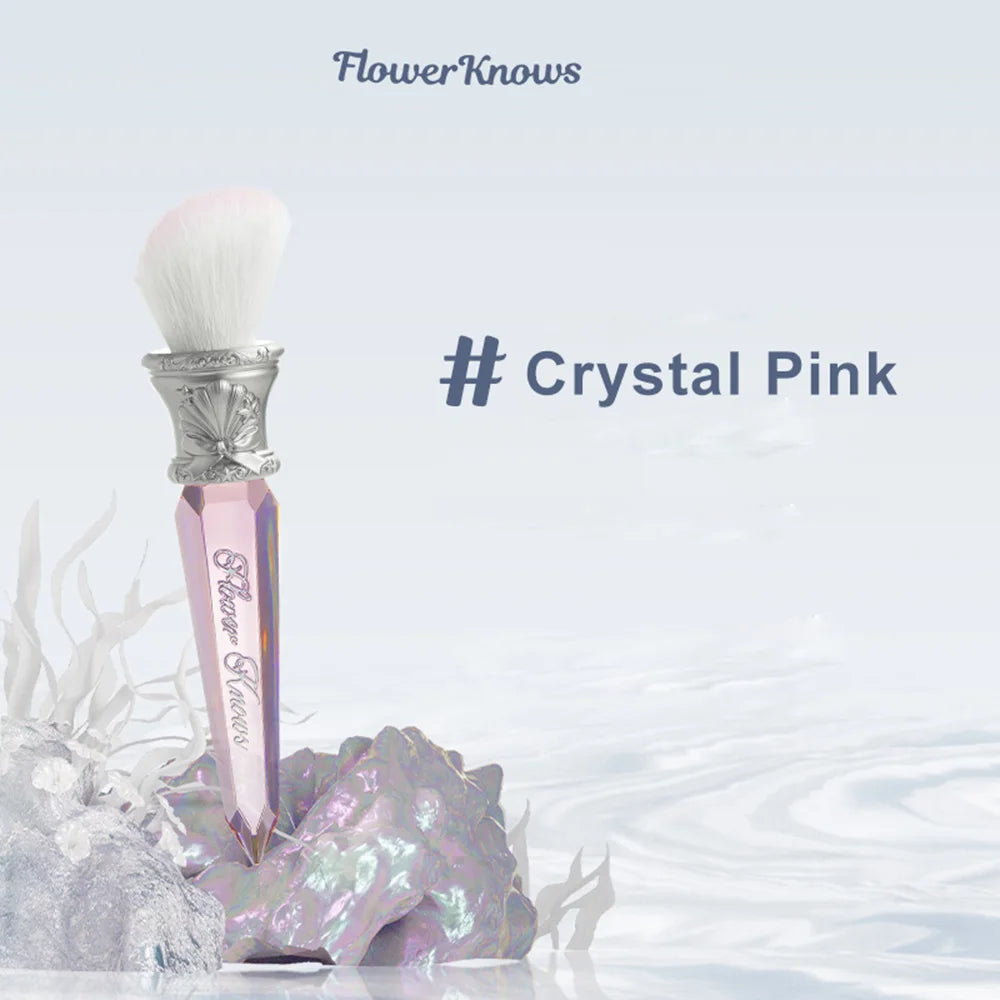 Angled Crystal Makeup Brush for Blush and Contour - 21