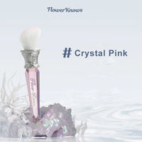 Angled Crystal Makeup Brush for Blush and Contour