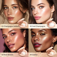 Silken Touch Shimmer Highlighter Powder for Radiant Glow