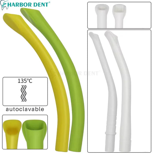 Autoclavable Dental Suction Tips - 10 Piece Set