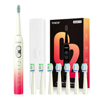 Ultrasonic Electric Toothbrush with 8 Brush Heads
