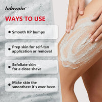 Exfoliating Body Scrub for Keratosis Pilaris and Smooth Skin