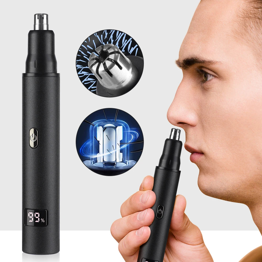 3-in-1 Electric Nose, Ear, and Eyebrow Grooming Trimmer - 3