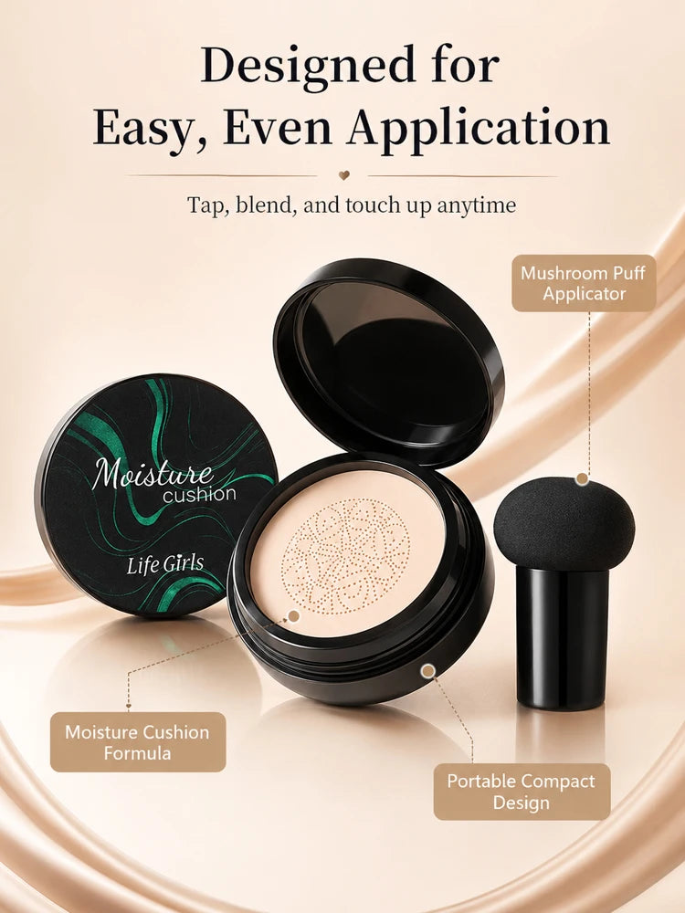 Hydrating Mushroom Cushion Foundation for Flawless Coverage - 15