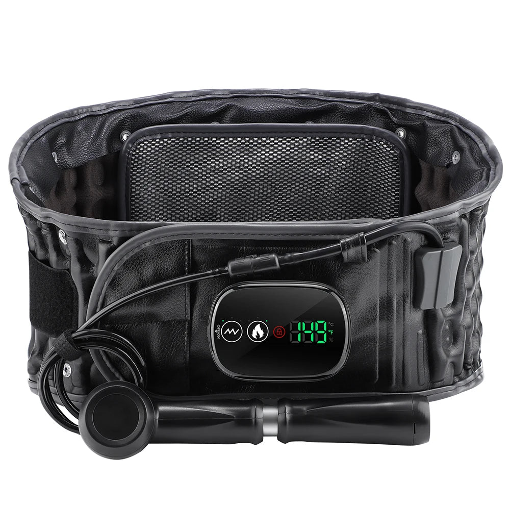Heated Inflatable Lumbar Support Belt for Back Pain Relief - 27