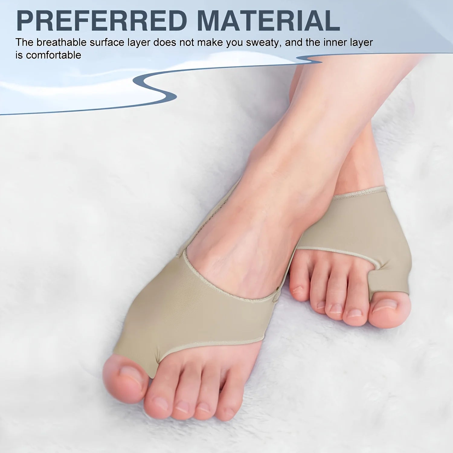Adjustable Elastic Bunion Corrector and Toe Straightener - 4