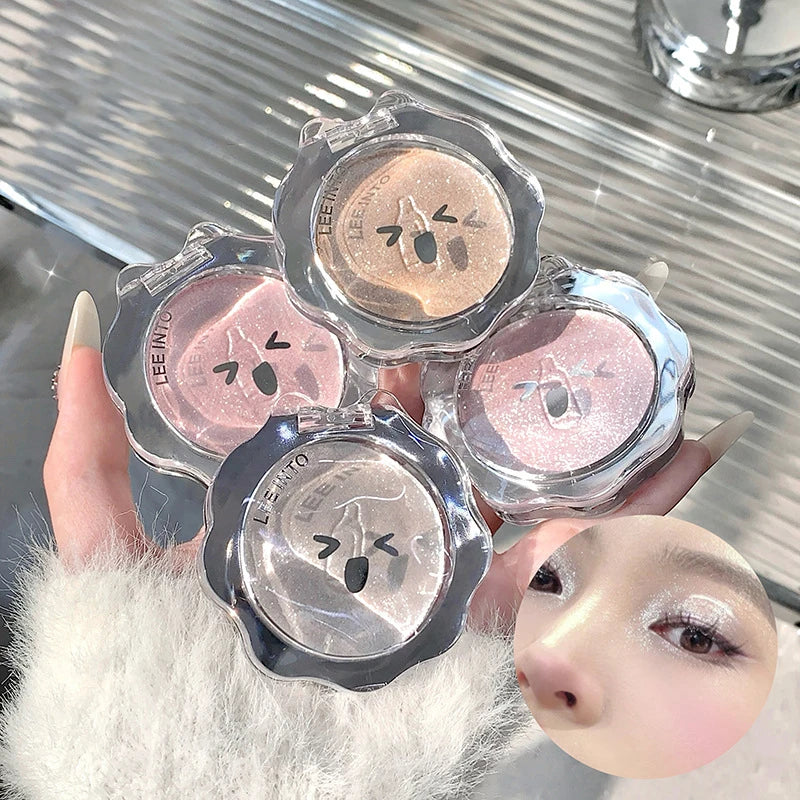 3D Shimmer Highlighter Powder for Radiant Glow - 5