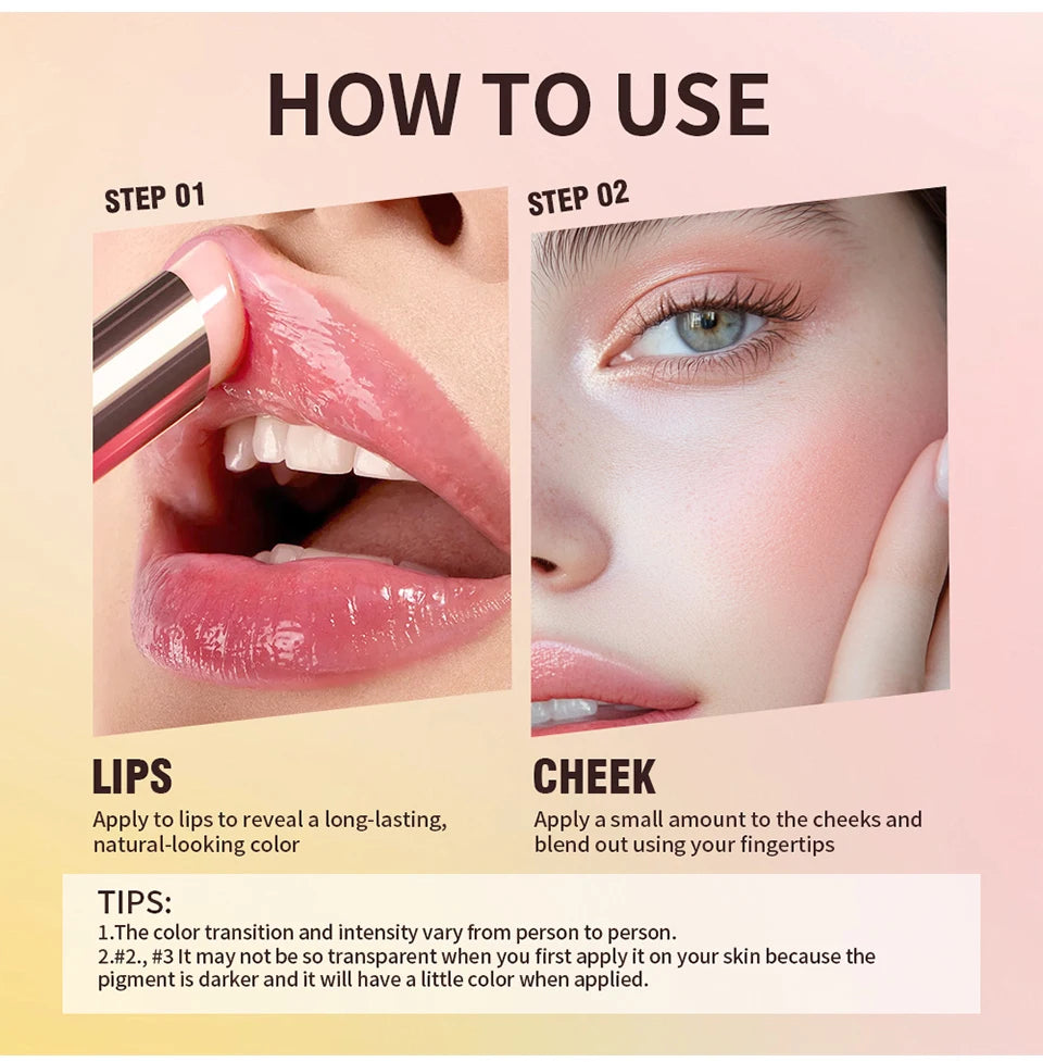 pH-Activated Color-Changing Lip and Cheek Stain - 14