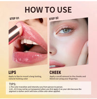 pH-Activated Color-Changing Lip and Cheek Stain