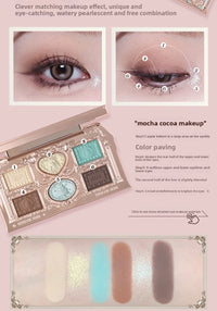 6-Color Shimmer and Matte Eyeshadow Palette