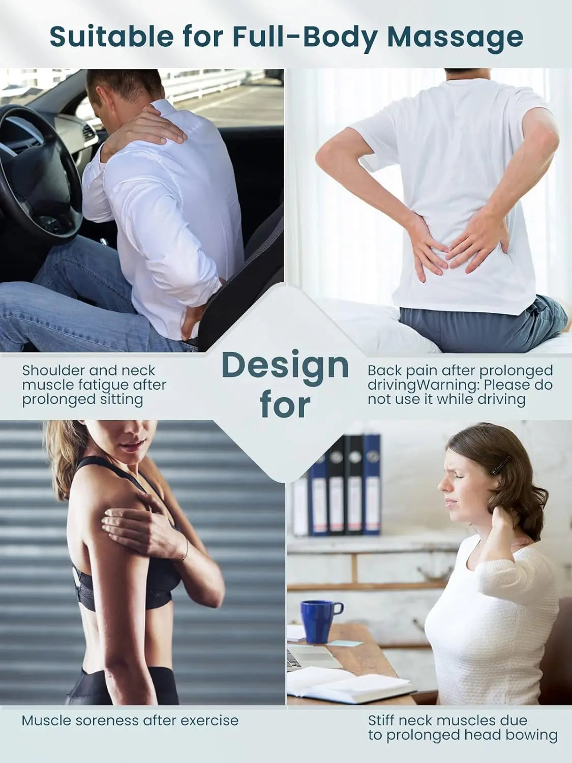 Heated Shiatsu Neck and Shoulder Massager - 13