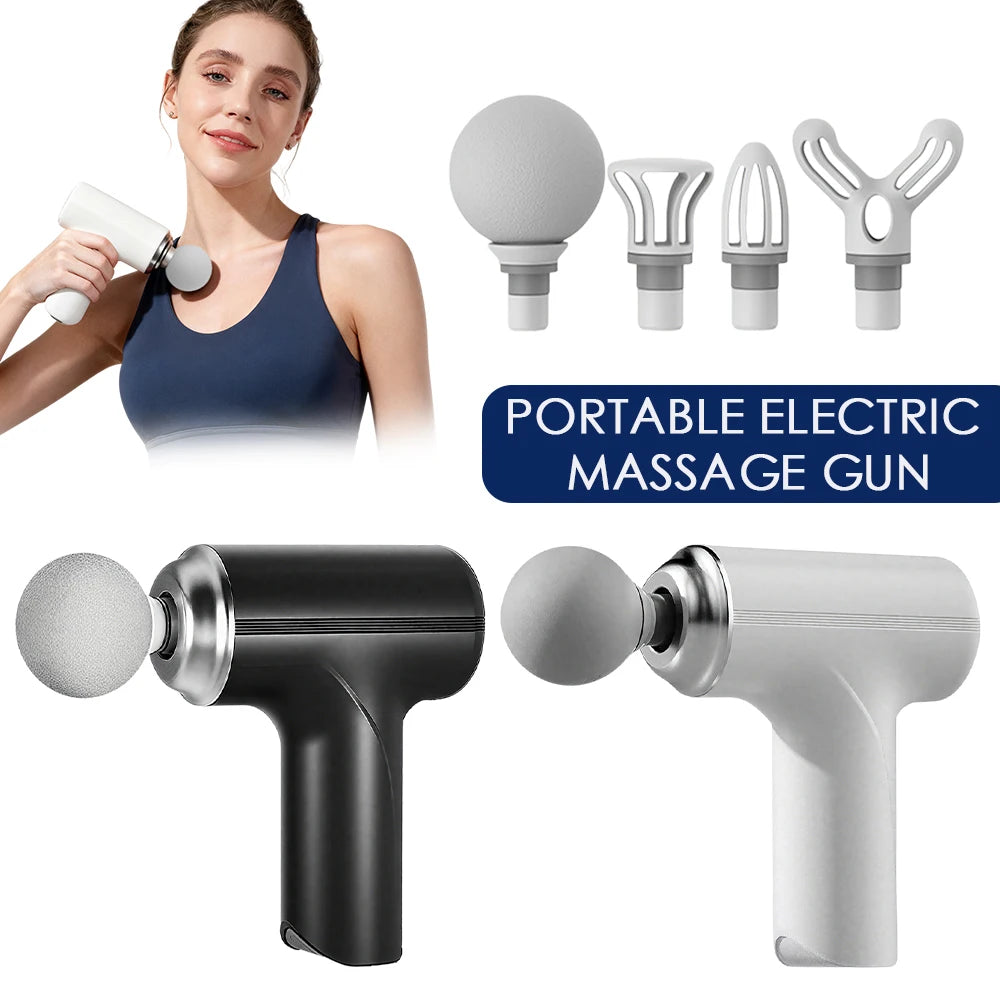 Portable Electric Deep Tissue Muscle Massage Gun - 1