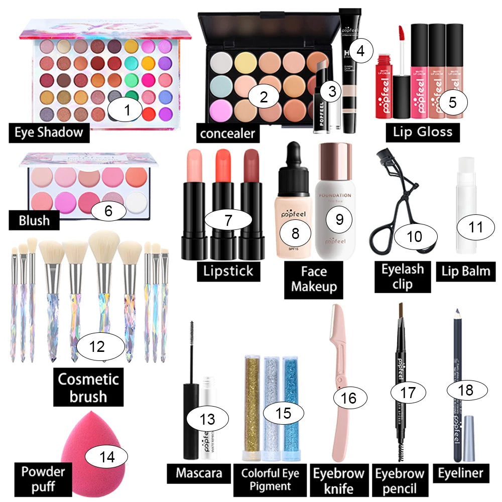 All-in-One Professional Makeup Kit Set - 2