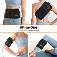 Portable Red and Infrared Light Therapy Wrap for Pain Relief