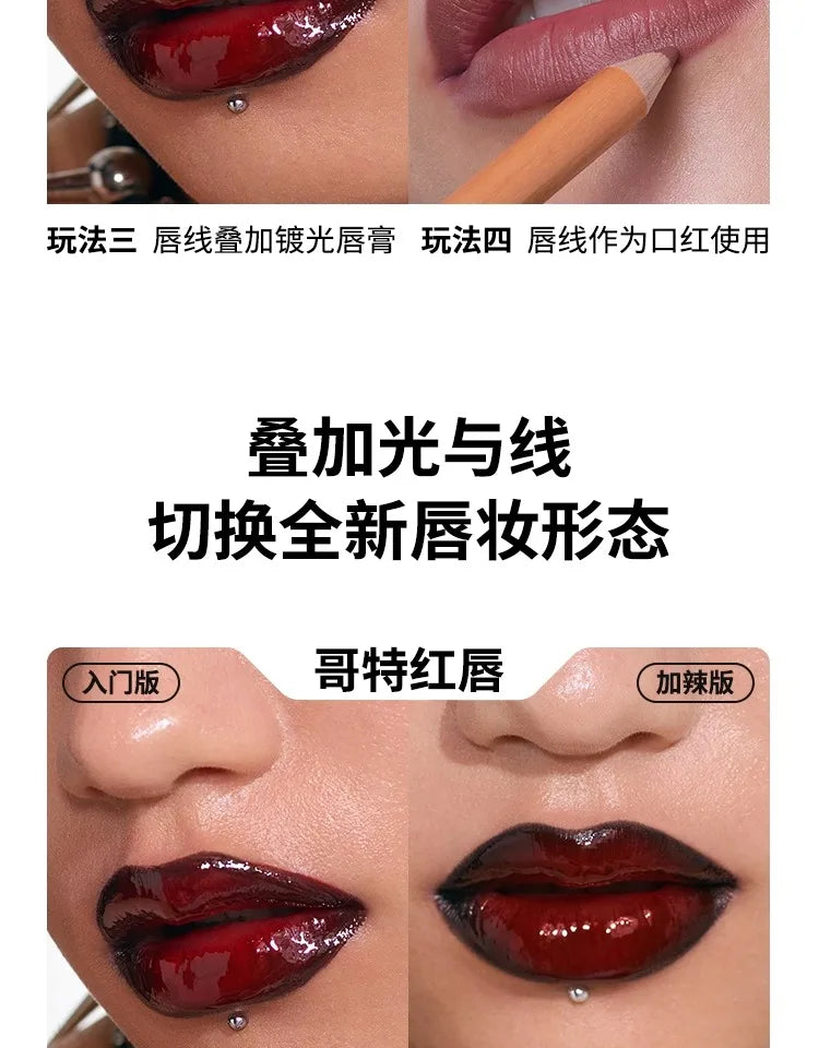 Velvet Matte Waterproof Lip Liner Pencil - 19