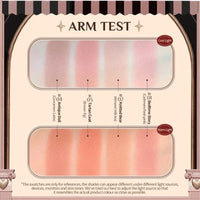 Long-Lasting Embossed Matte Powder Blush
