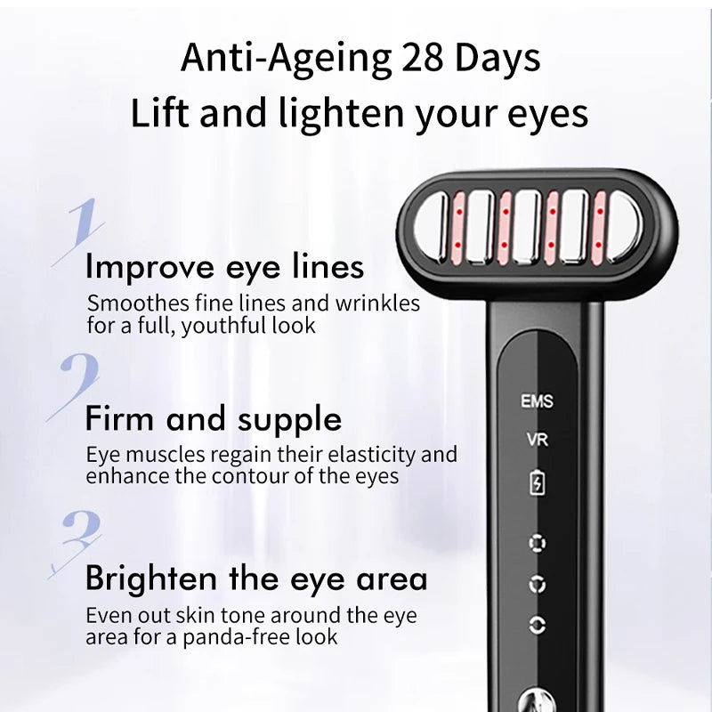Red Light LED Facial Wand for Anti-Aging and Eye Care - 5