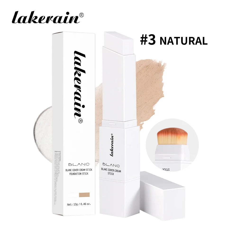Full Coverage Cream Foundation Stick with Built-in Brush - 23