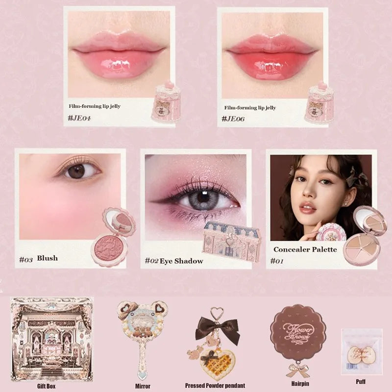 Complete Professional Makeup Gift Set with Mirror - 10