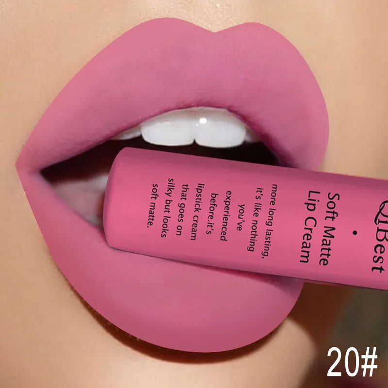 Velvet Matte Long-Lasting Liquid Lipstick - 26