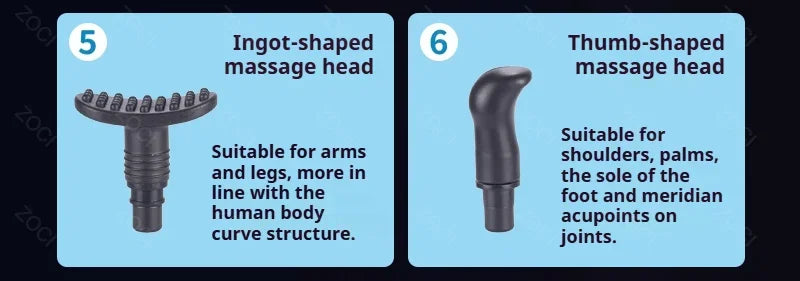 Portable 99-Level Deep Tissue Percussion Muscle Massage Gun - 15