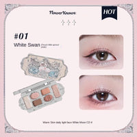 6-Color Swan Ballet Eyeshadow Palette