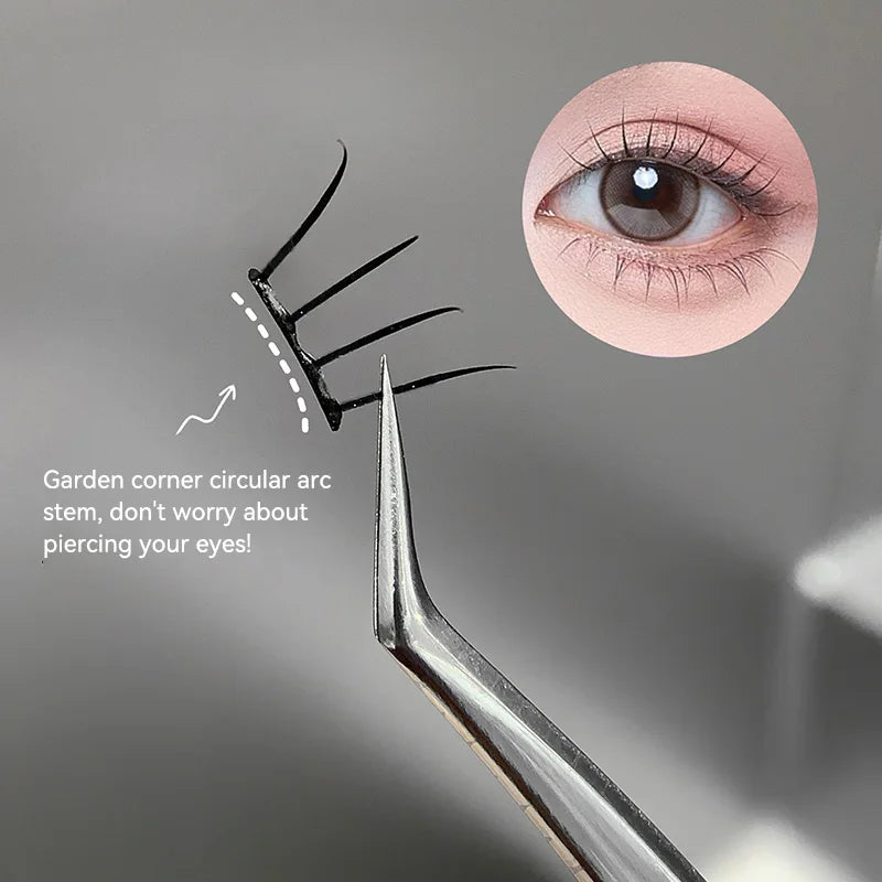 Glue-Free K-Pop Style DIY False Eyelashes - 6