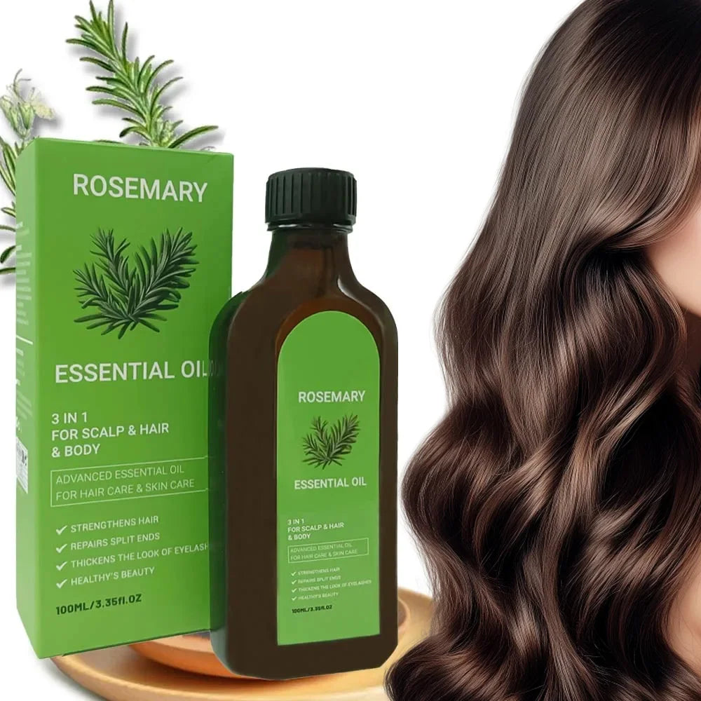 Rosemary Essential Oil for Hair Growth and Scalp Nourishment - 1