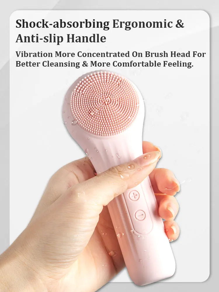 Sonic Electric Facial Cleansing & Anti-Aging Massage Brush - 9