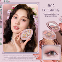 Embossed Five-Color Eyeshadow Palette