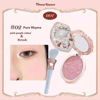 Embossed Long-Lasting Powder Blush for Silky Smooth Skin