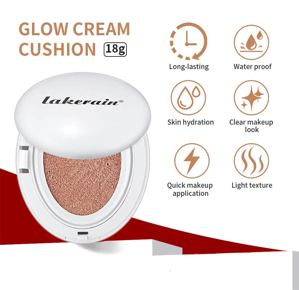 Dewy Glow Cream Cushion Foundation for Natural Coverage - 10