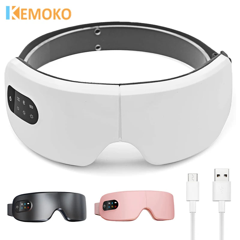 Smart Heated Eye Massager for Fatigue and Sleep Relief - 1