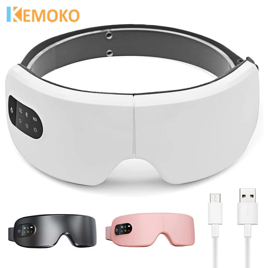Smart Heated Eye Massager for Fatigue and Sleep Relief