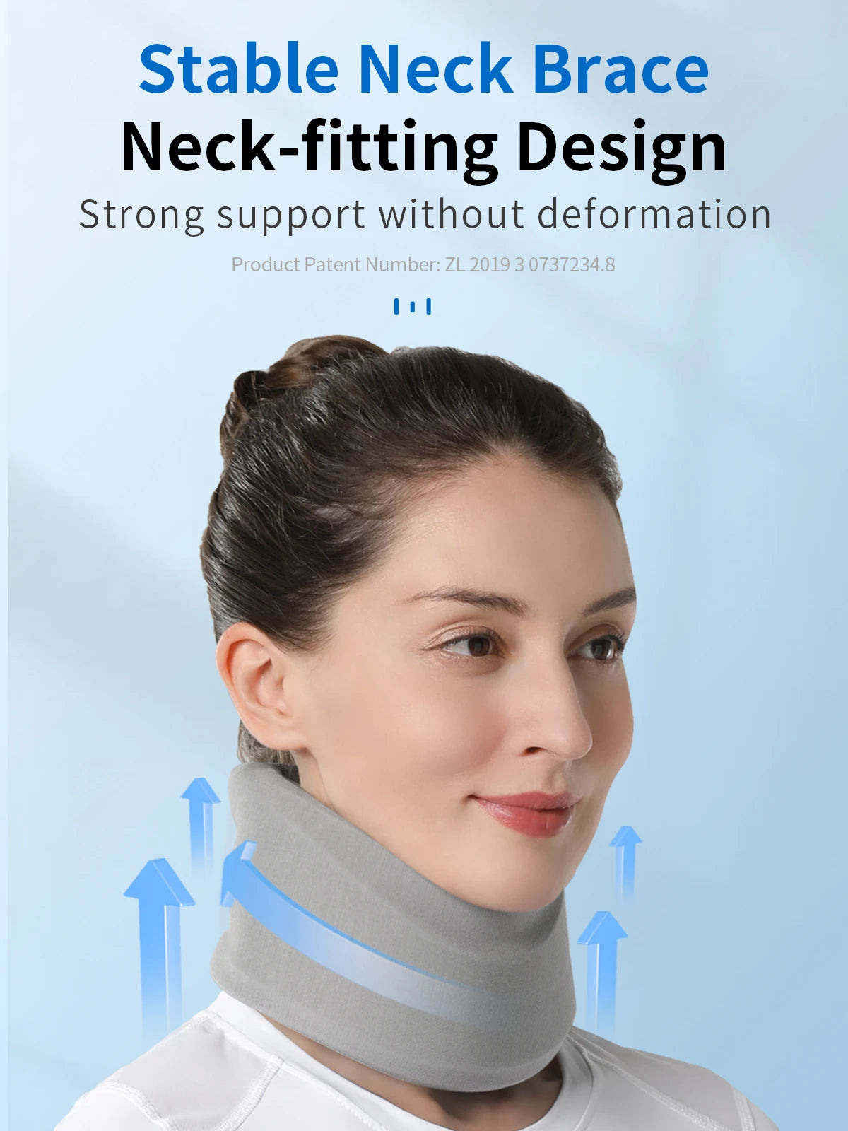 Adjustable Cervical Neck Support Brace for Pain Relief - 8