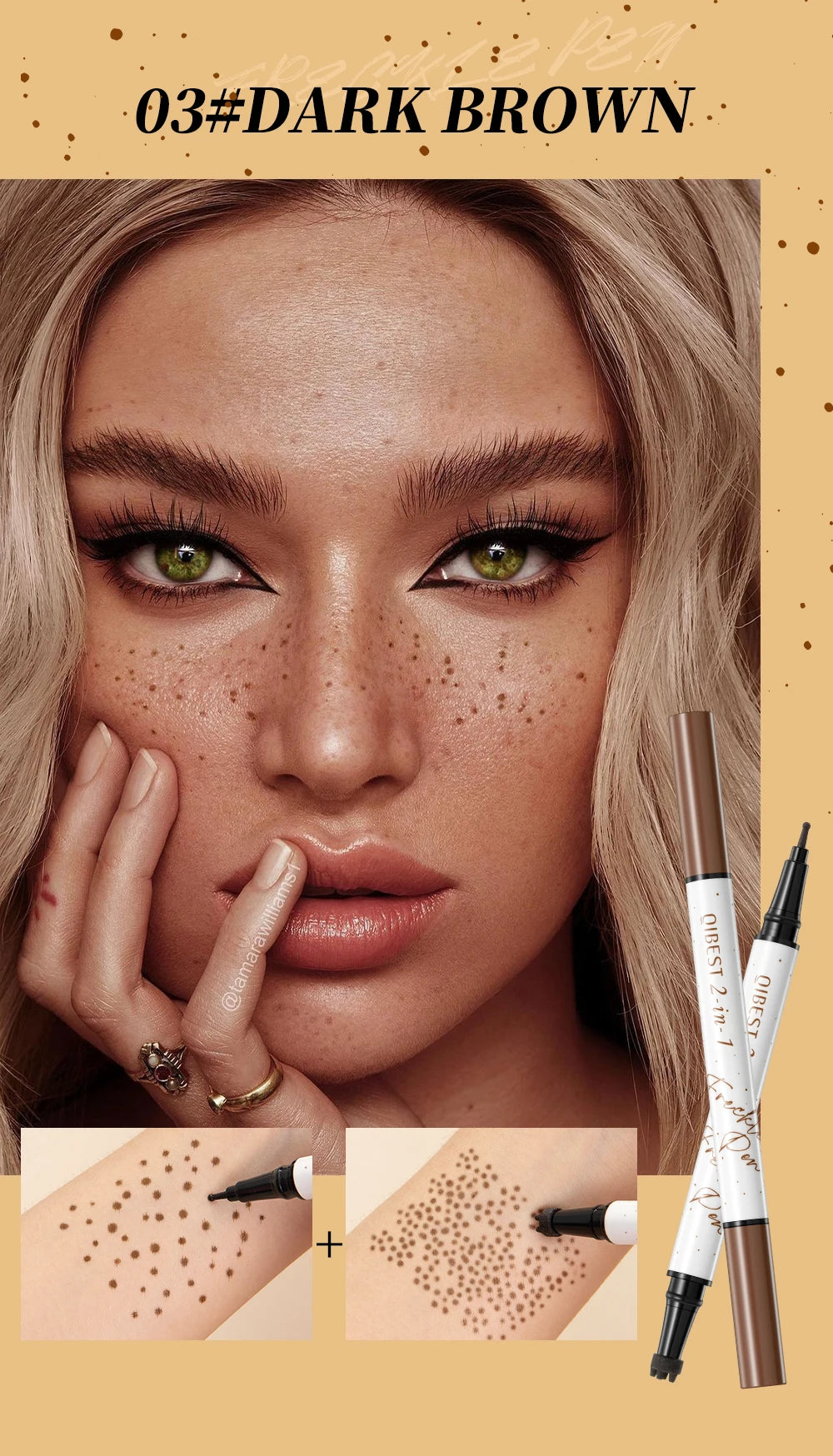 2-in-1 Waterproof Freckle Stamp Pen for Natural Makeup - 15